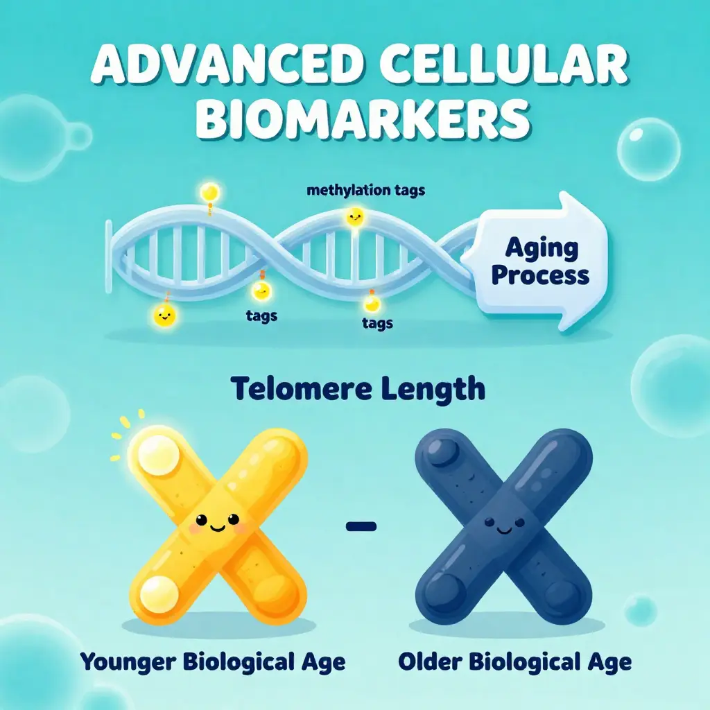 Biological age calculation method, Telomere length and DNA testing