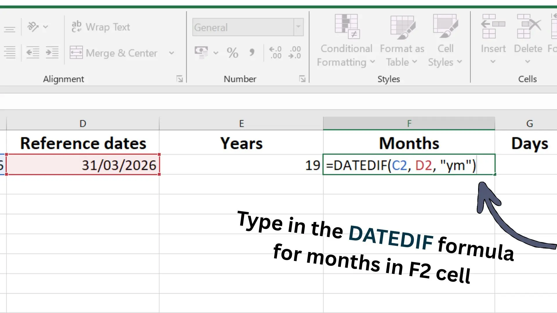 Excel Step 2b