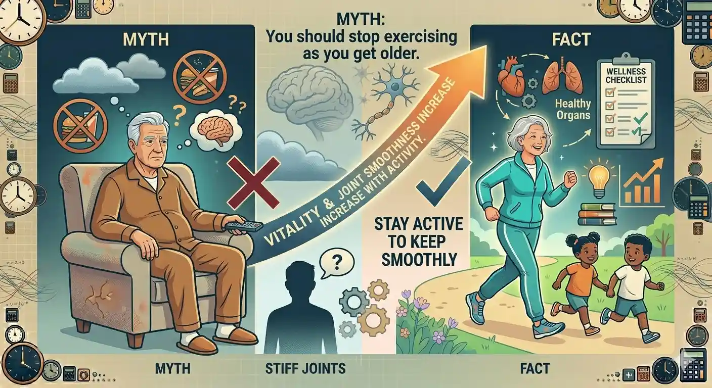 You should stop exercising as you get older-myth