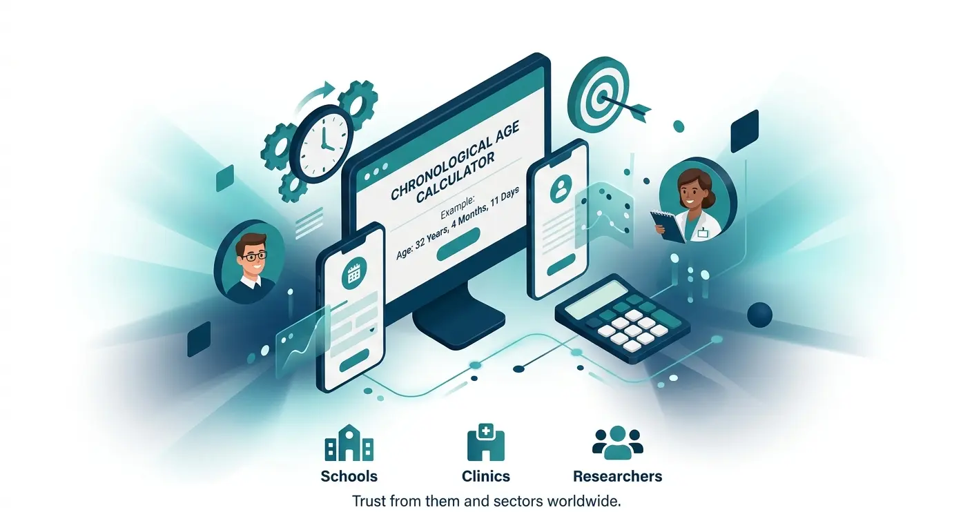 Chronological age calculator About us