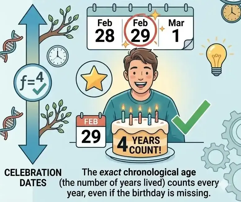 Leap Year issue in Chronological Age calculation