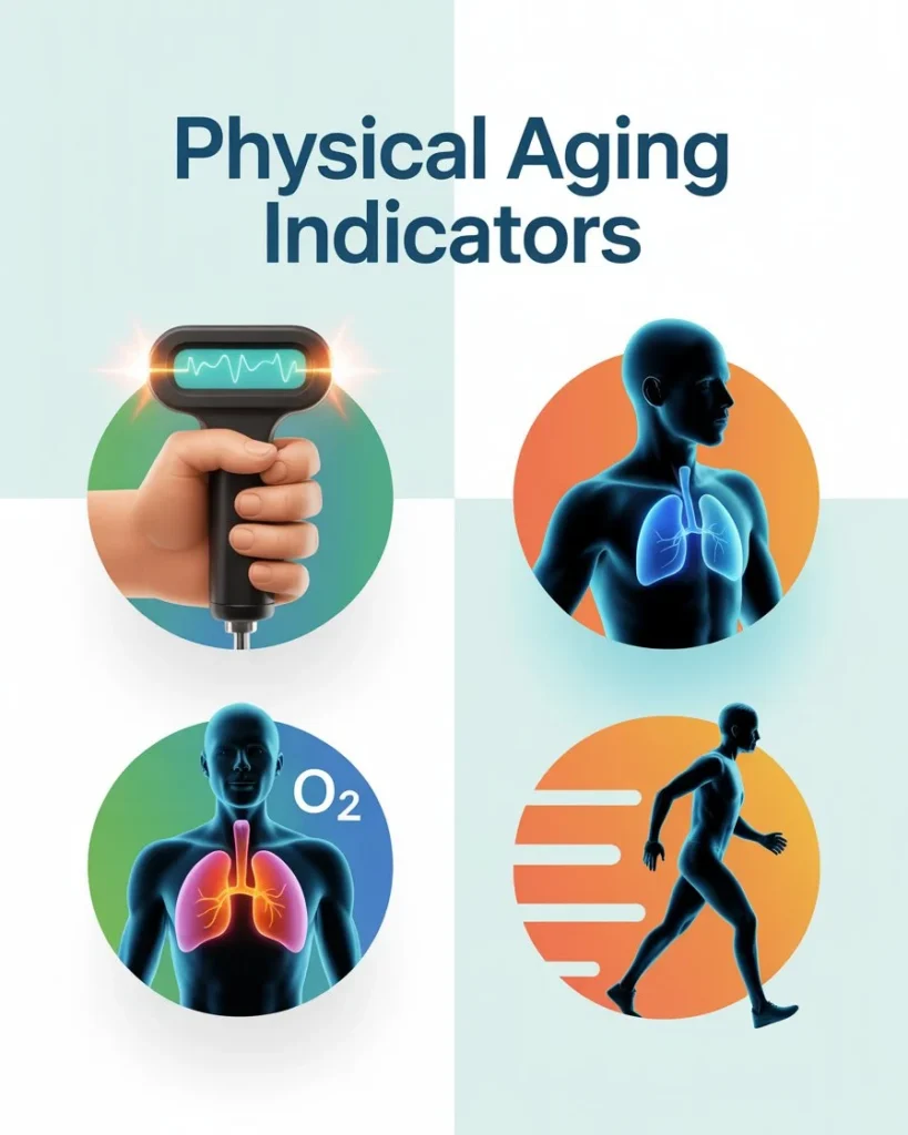 Physical Indicators for biological age testing