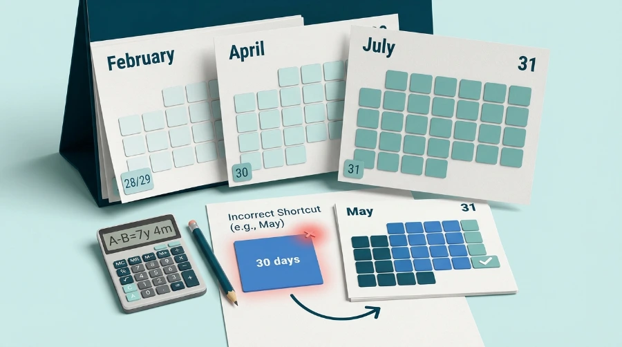 Common Chronological Age Mistakes (and How to Avoid Them) 3 Assuming every month has 30 days in calculating chrono age