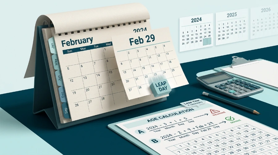 Common Chronological Age Mistakes (and How to Avoid Them) 4 Forgetting leap years is common mistake in calculating chronological age