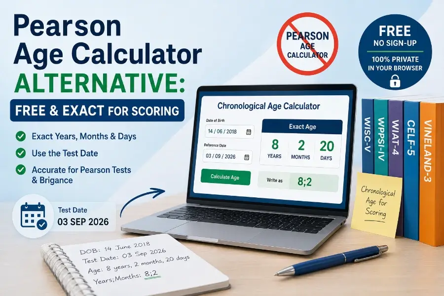 Pearson Age Calculator Alternative Featured Image
