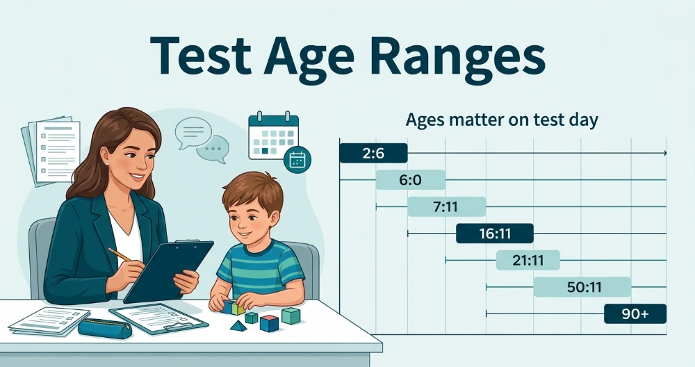 Test age ranges chart featured image
