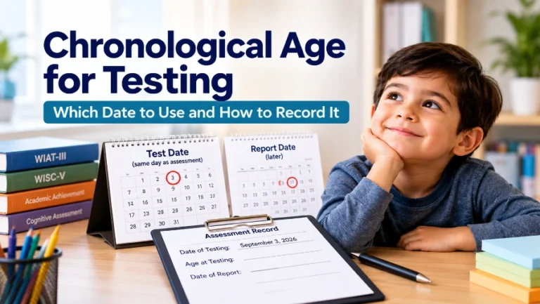 Chronological Age For Testing Guide